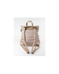 Ladies Taupe Backpack with Almofada Texture