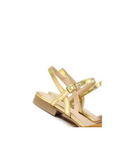 Mules Rasas Ginova de Mujeres con Traseira Strip