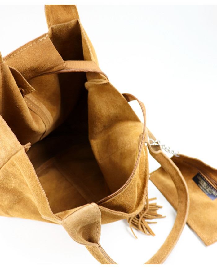 Mala in Skin Camel for Lady