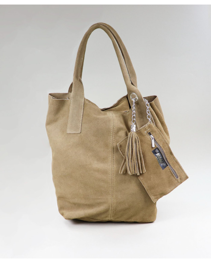 Mala en Pele Taupe para Lady