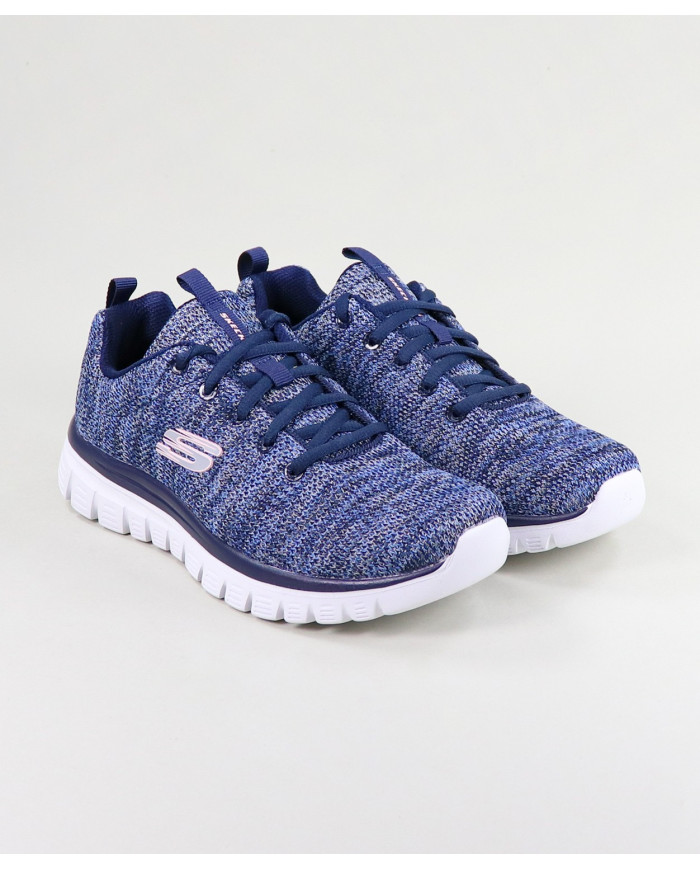Lady Twisted Fortune Blue Skechers