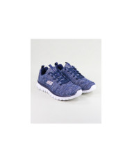 Sapatilhas Skechers Azuis de Senhora Twisted Fortune