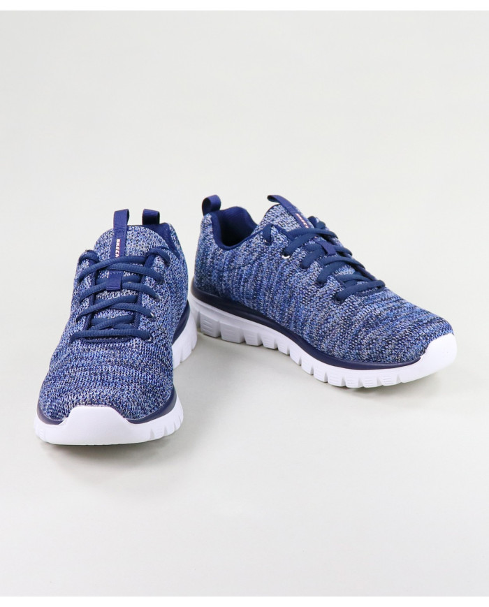 Lady Twisted Fortune Blue Skechers