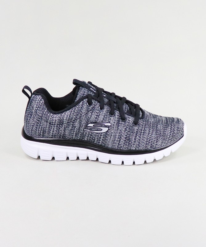 Sapatilhas Skechers Pretas de Homem Twisted Fortune