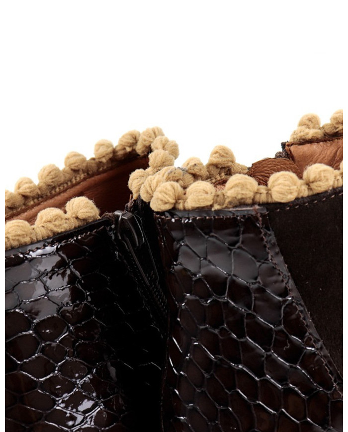 Brown Lady Boots with Ginova Ball Application