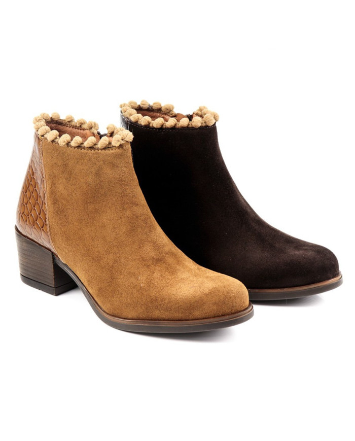 Damas Ginova Botas con Ball Application