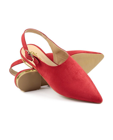 Mujeres Ginova Rasas Mules con Buckle