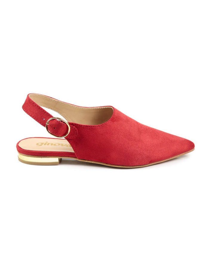 Mujeres Ginova Rasas Mules con Buckle