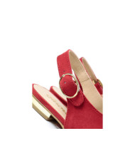 Mujeres Ginova Rasas Mules con Buckle