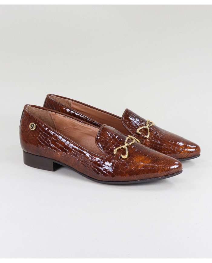 Lady Ginova Shoes with Golden Applique