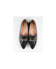Lady Ginova Shoes with Golden Applique
