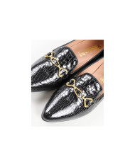 Sapatos de Senhora Ginova com Aplique Dourado