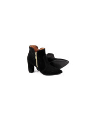 Black Ladies Boots with Two Sides Ginova Clasps