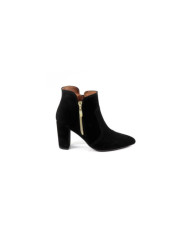 Black Ladies Boots with Two Sides Ginova Clasps
