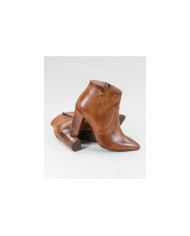 Botas Camel de Senhora Ginova com Fecho