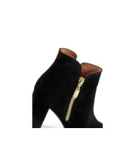 Botas de Senhora Pretas com Fechos dos Dois Lados Ginova