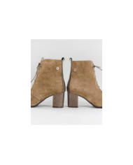 Botas Taupe de Senhora Ginova com Atacadores