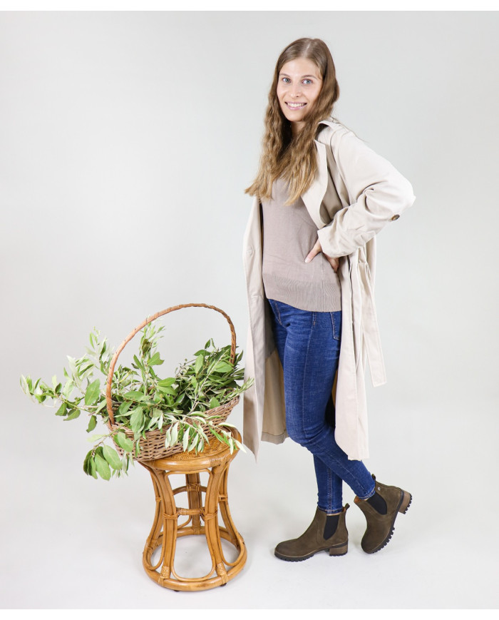 Botas de Senhora Ginova com Elástico nas Laterais