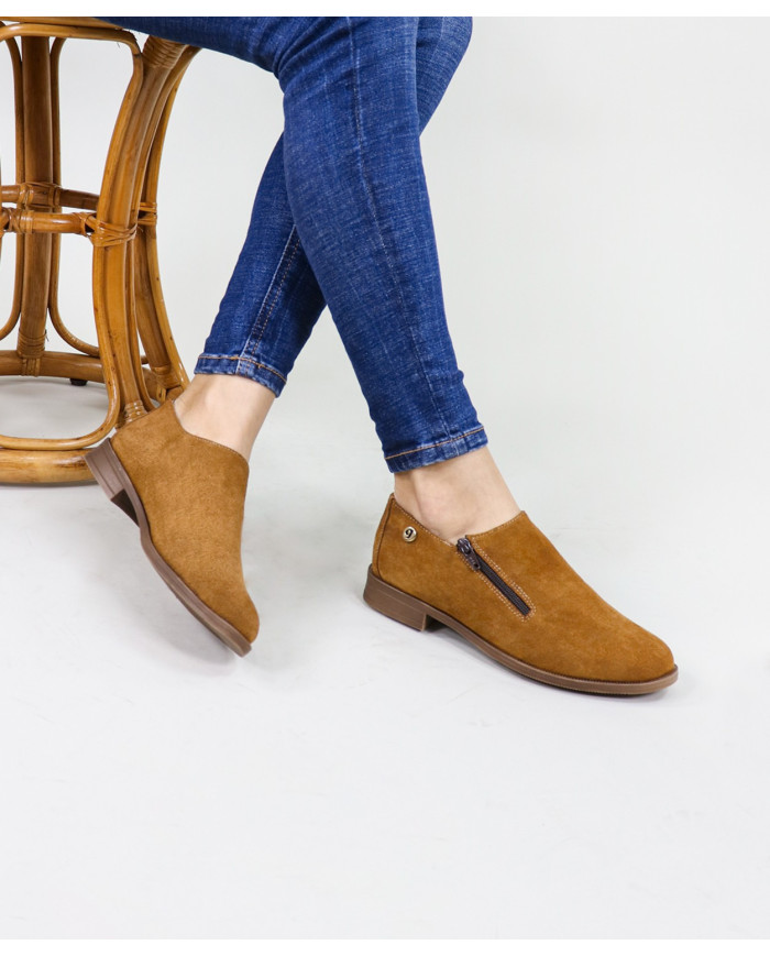 Lady Ginova Zapatos con cierre en el lado