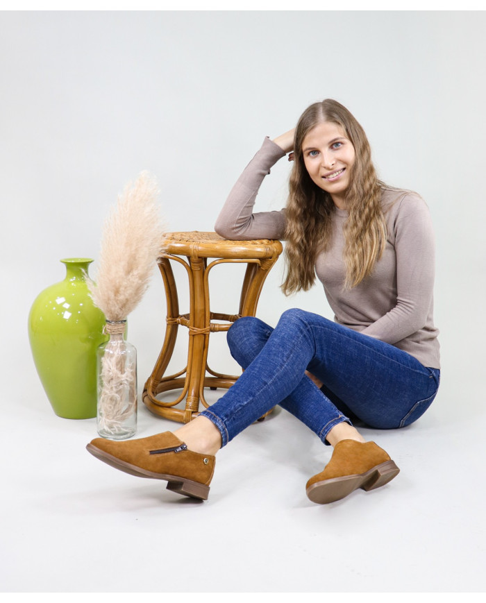 Lady Ginova Zapatos con cierre en el lado