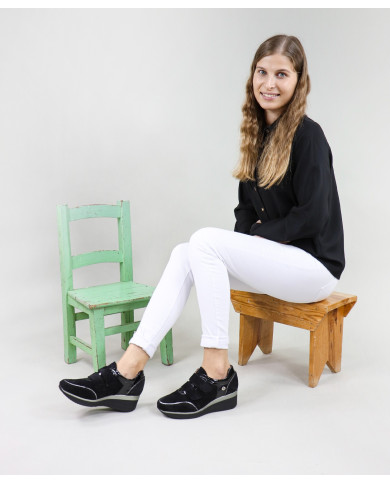 Zapatos Lady Ginova en Cunha con Velcro