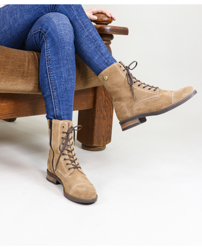 Botas de Senhora Ginova com Interior em Tecido