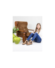 Botas de Senhora Ginova com Costuras