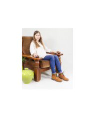 Botas de Senhora Ginova com Folhos