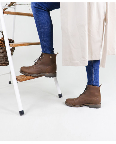 Botas de Senhora Ginova com Atacadores