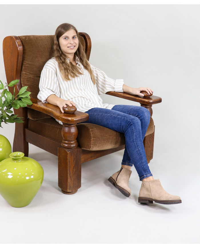 Ms. Ginova's Boots with Court on the Front