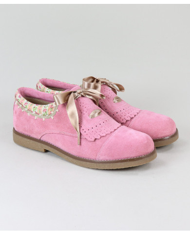 Carneira Shoes with Lace Satin Ginova