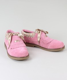 Sapatos de Carneira com Laço Cetim Ginova