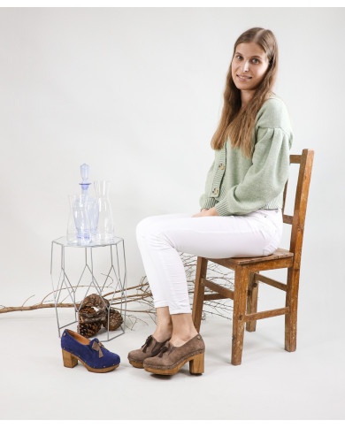 Sapatos de Senhora Ginova com Laço