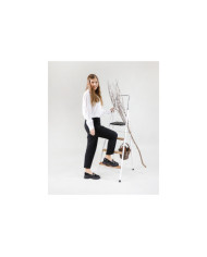 Sapatos Rasos Ginova com Detalhe em Corrente