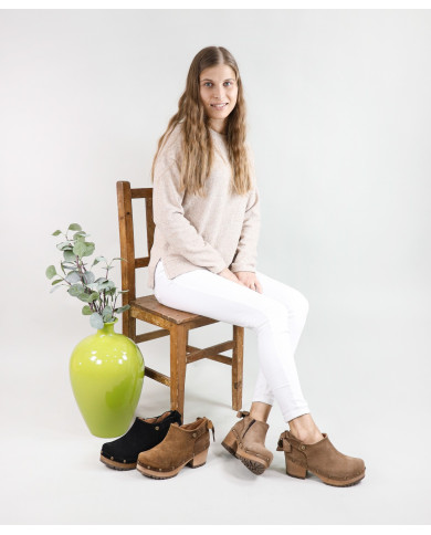 Botins de Senhora Ginova con Laço Back