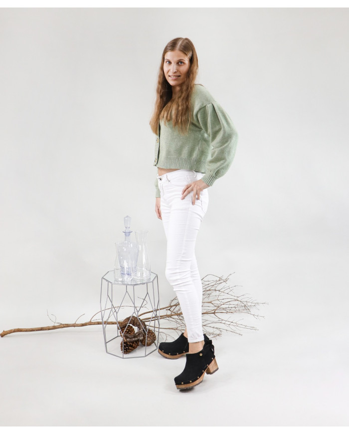 Botins de Senhora Ginova con Laço Back