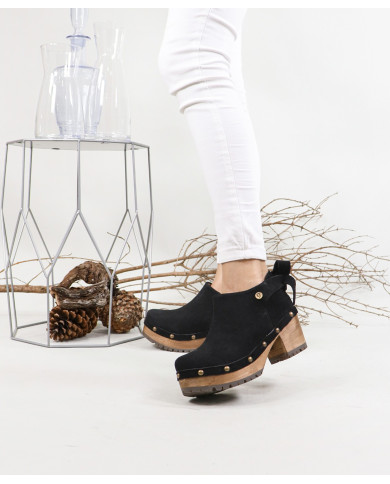 Botins de Senhora Ginova con Laço Back