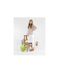 Lady Ginova Shoes on Wood Sole