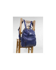 Lady Blue mochila con textura