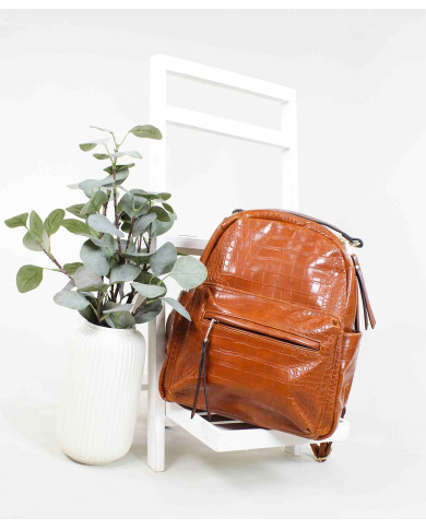 Mochila Camel de Senhora com Textura