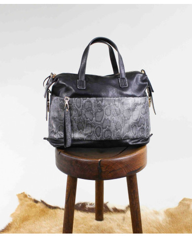 Ladies Black Case with Pattern