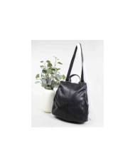 Ladies Backpack in Black with Opening Trace