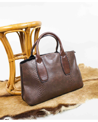 Brown Lady's Case with Strap Tiracolo