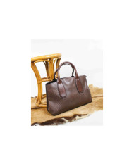 Brown Lady's Case with Strap Tiracolo