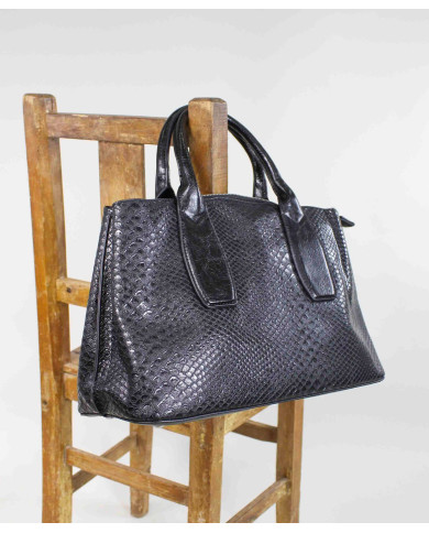 Black Lady Suitcase with Strap Tiracolo