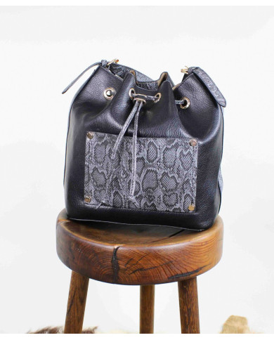 Ladies Bucket Bag Color Black