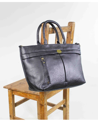 Bolsa de mano negra para mujeres