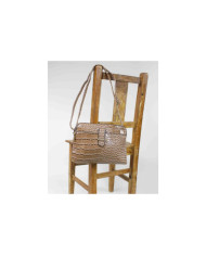 Mala Taupe Tiracolo de Senhora