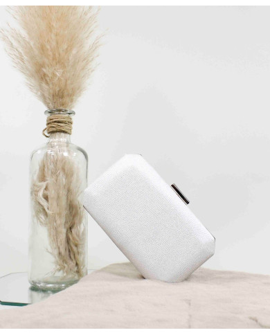 Pochete Prata de Senhora com Brilhantes