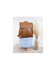 Camel backpack with Metallic Pormenor